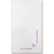 Corner Text with Champagne Glasses Design Bamboo Luxe Guest Towels Image 3 of 4